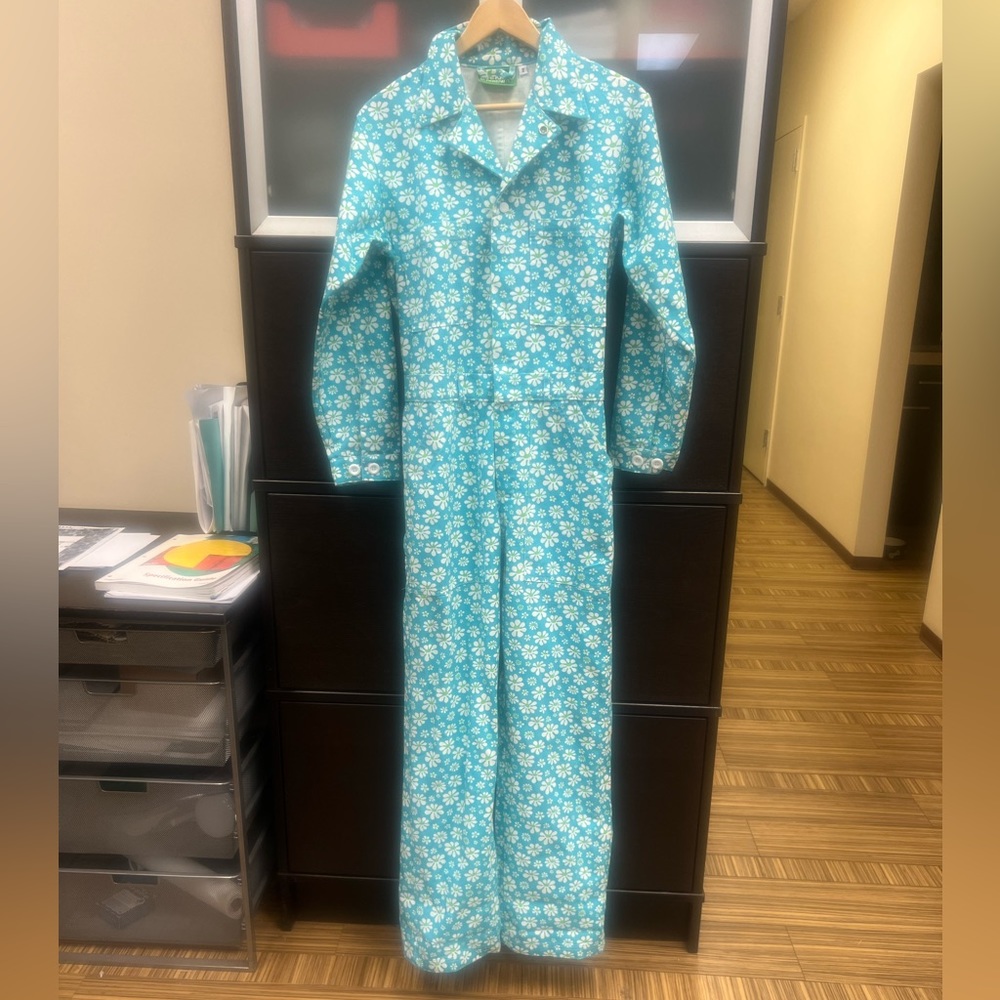 BIG BUD PRESS LAZY DAISY LONG SLEEVE JUMPSUIT SMALL